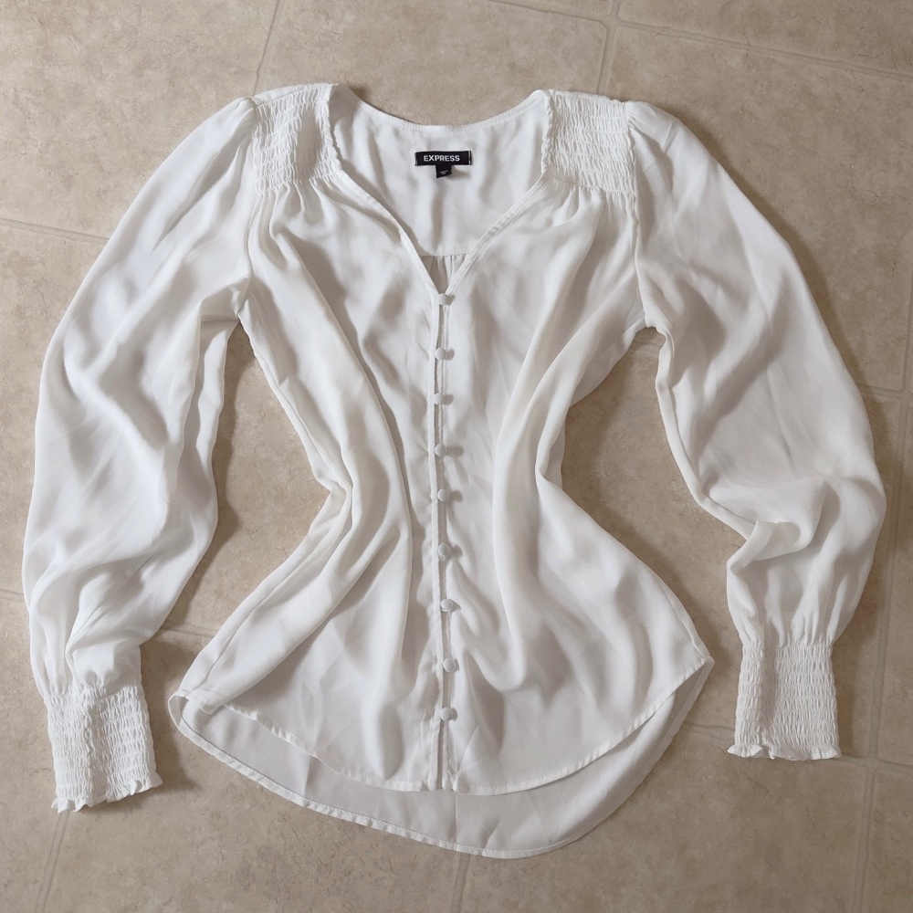 Express Button Blouse